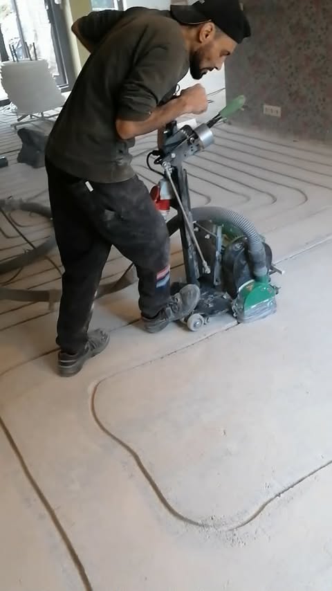 Bodenfräse Arbeitsprozess