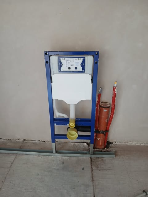 WC Einheit Installation