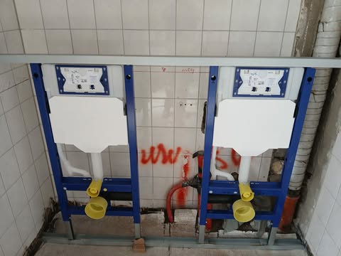 Sanitär WC Vorwandinstallation