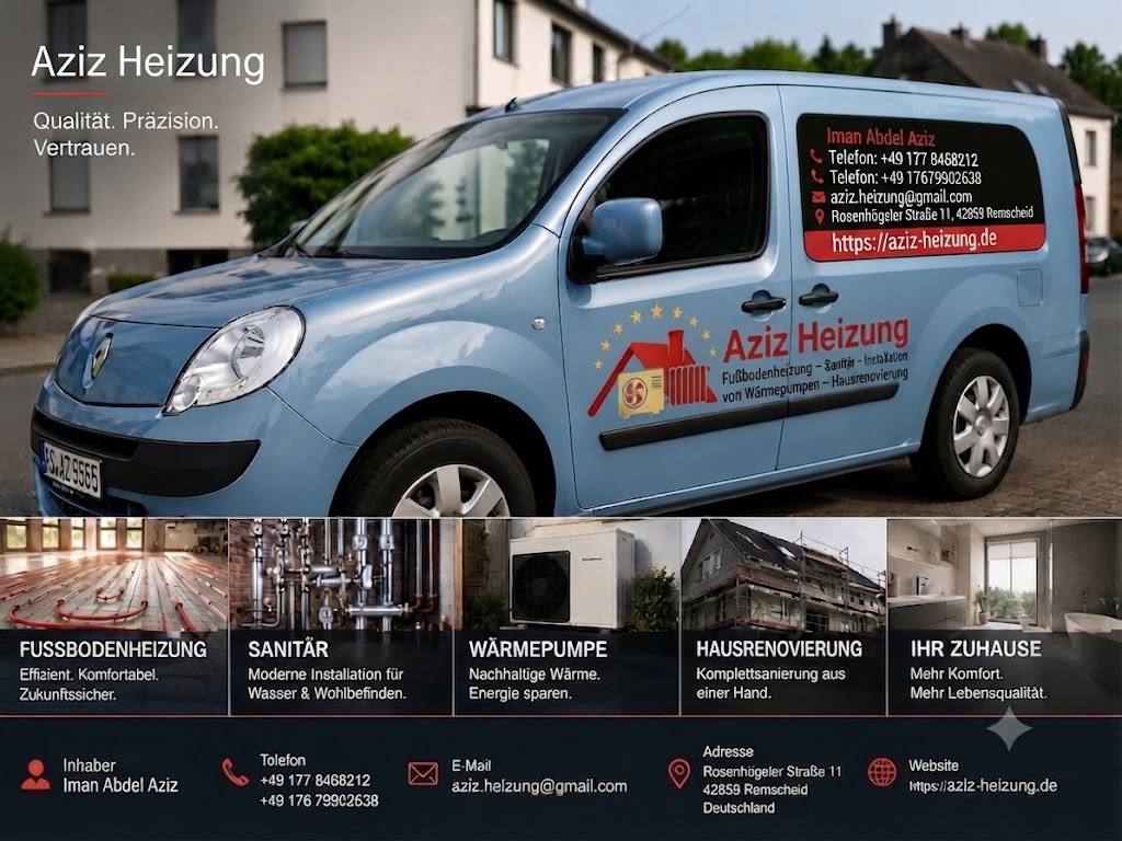 Einsatzfahrzeug Aziz Heizung